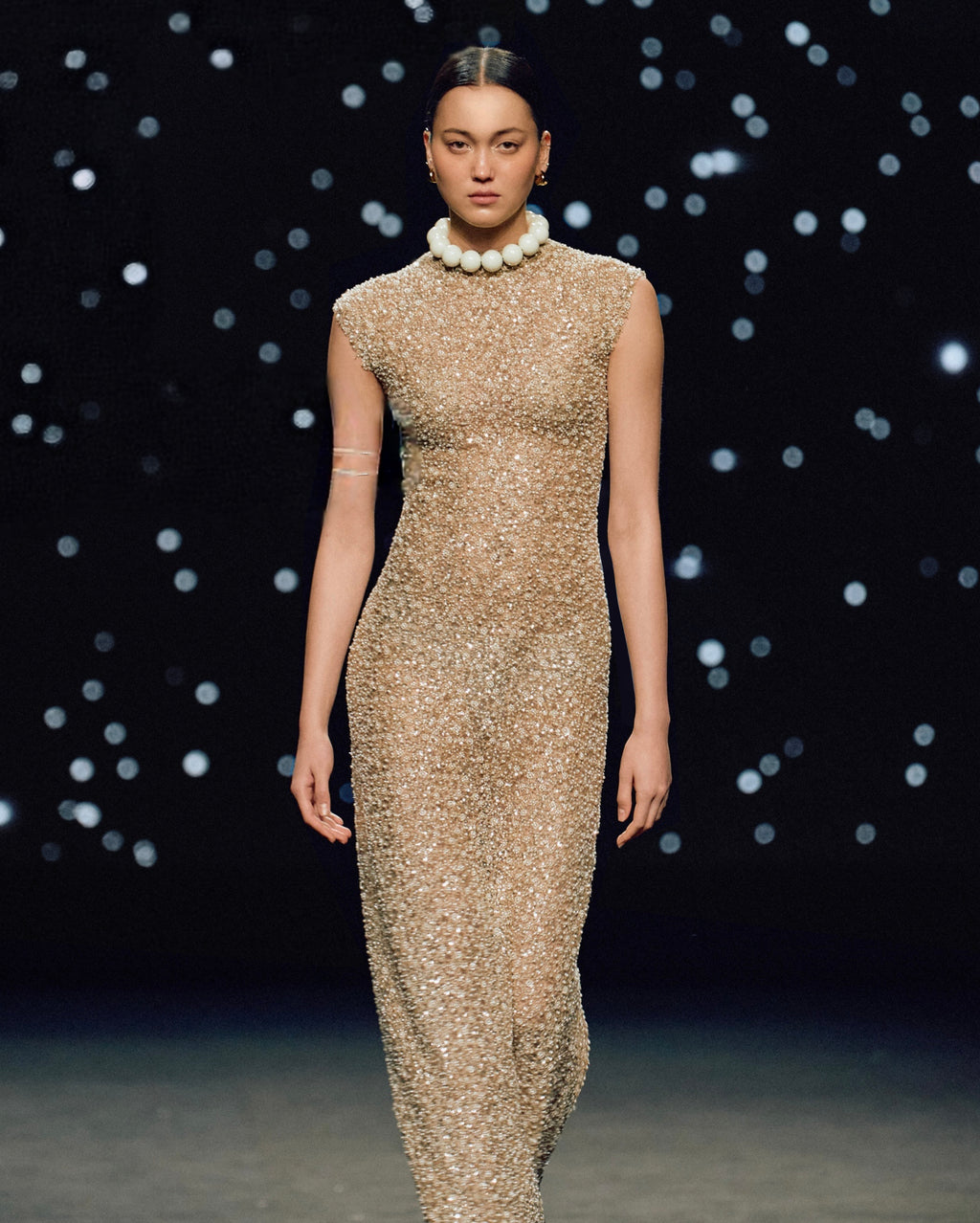 STONED Necklace — Bone