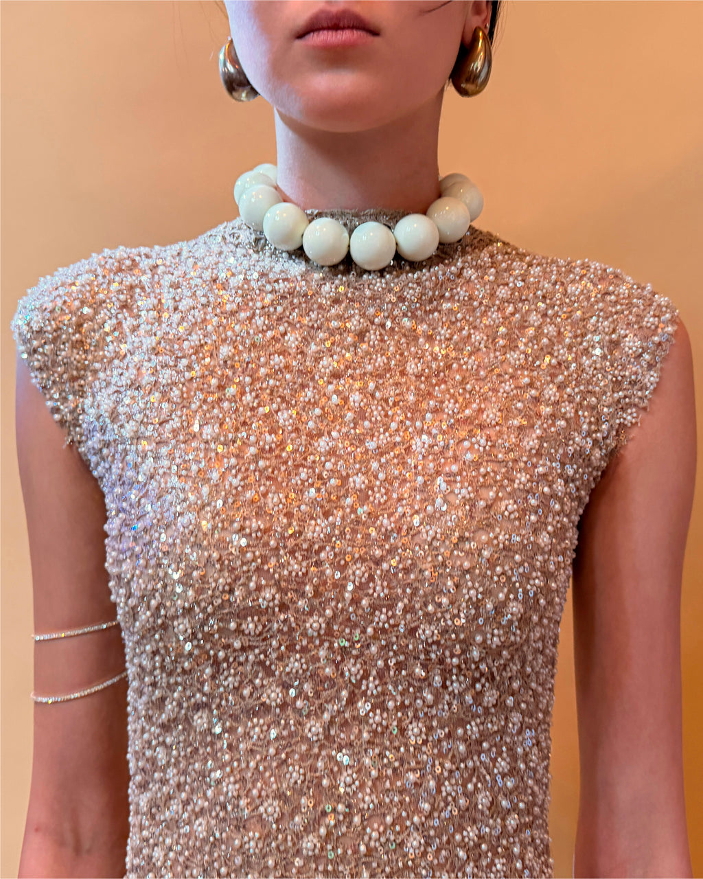 STONED Necklace — Bone